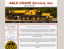 Tablet Screenshot of ablecrane.com